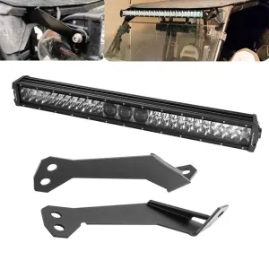 32 Inch 5D-PRO Series Dual Row LED Light Bars & Car Roof Windshield Mounting Brackets Combo for 2014-2021 RZR XP 1000 and RZR XP 4 1000 ,2016-2021 RZR 900,2016-2021 RZR-S 1000