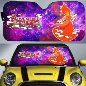 Adventure Time Fire Princess Galaxy Car Sunshade Custom