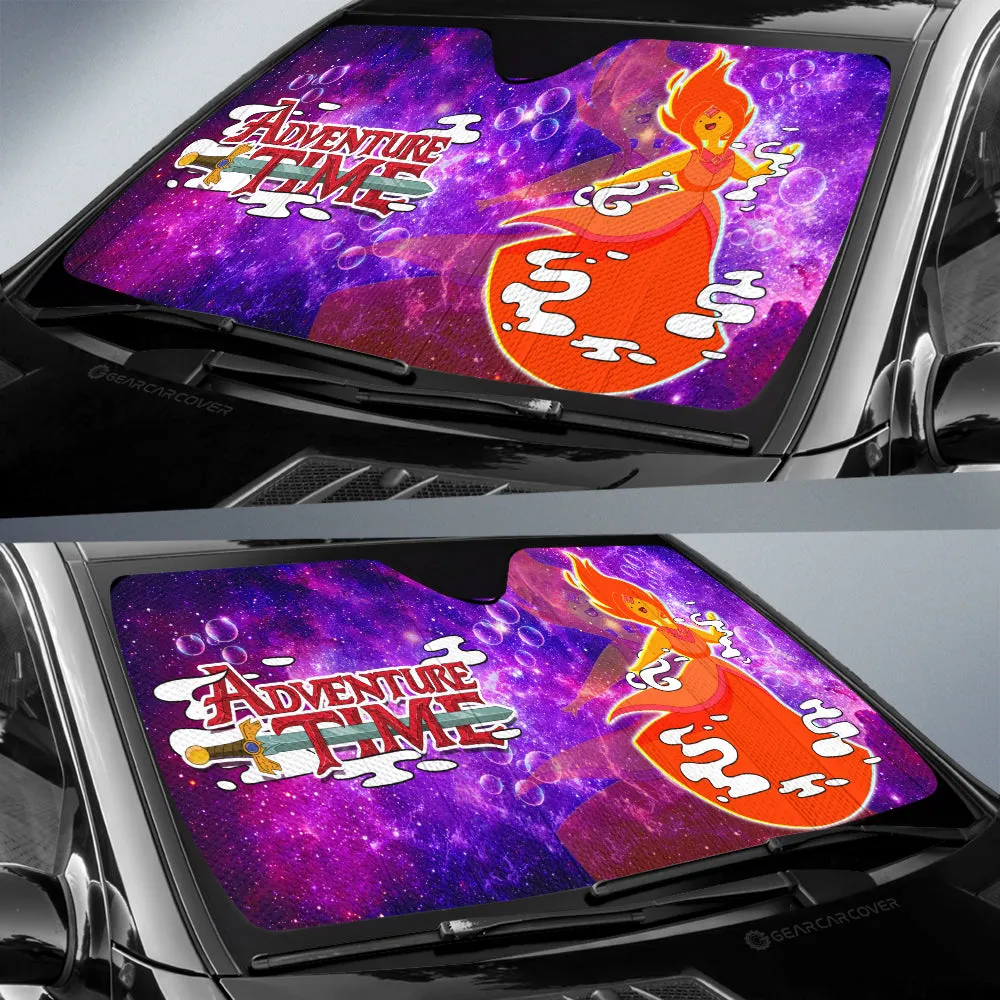 Adventure Time Fire Princess Galaxy Car Sunshade Custom