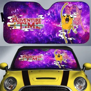 Adventure Time Jake Galaxy Car Sunshade Custom