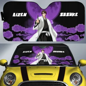 Aizen Sosuke Car Sunshade Custom Bleach Car Accessories