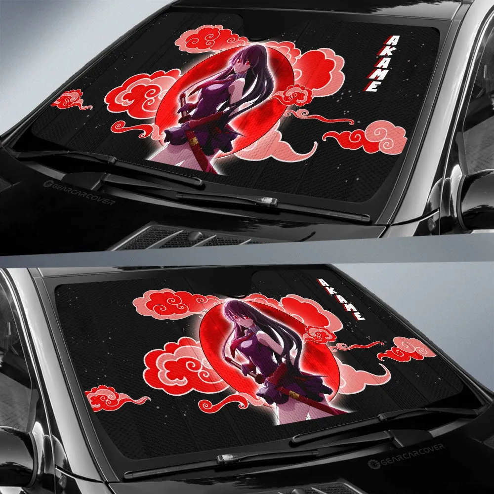 Akame Car Sunshade Custom Akame Ga Kill Anime Car Accessoriess