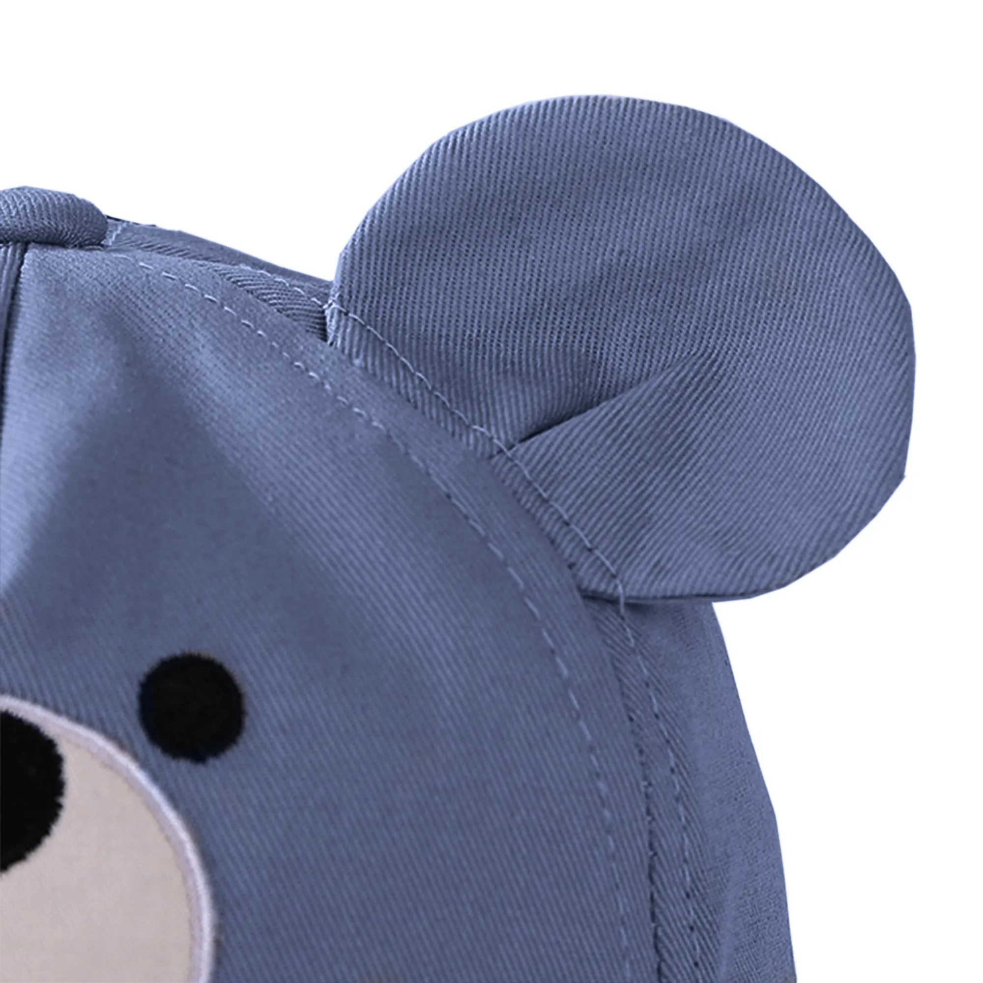 Babymoon Cotton Baby Kids Boys Girls Summer Cap Bear Design | 0-4 Years | Blue