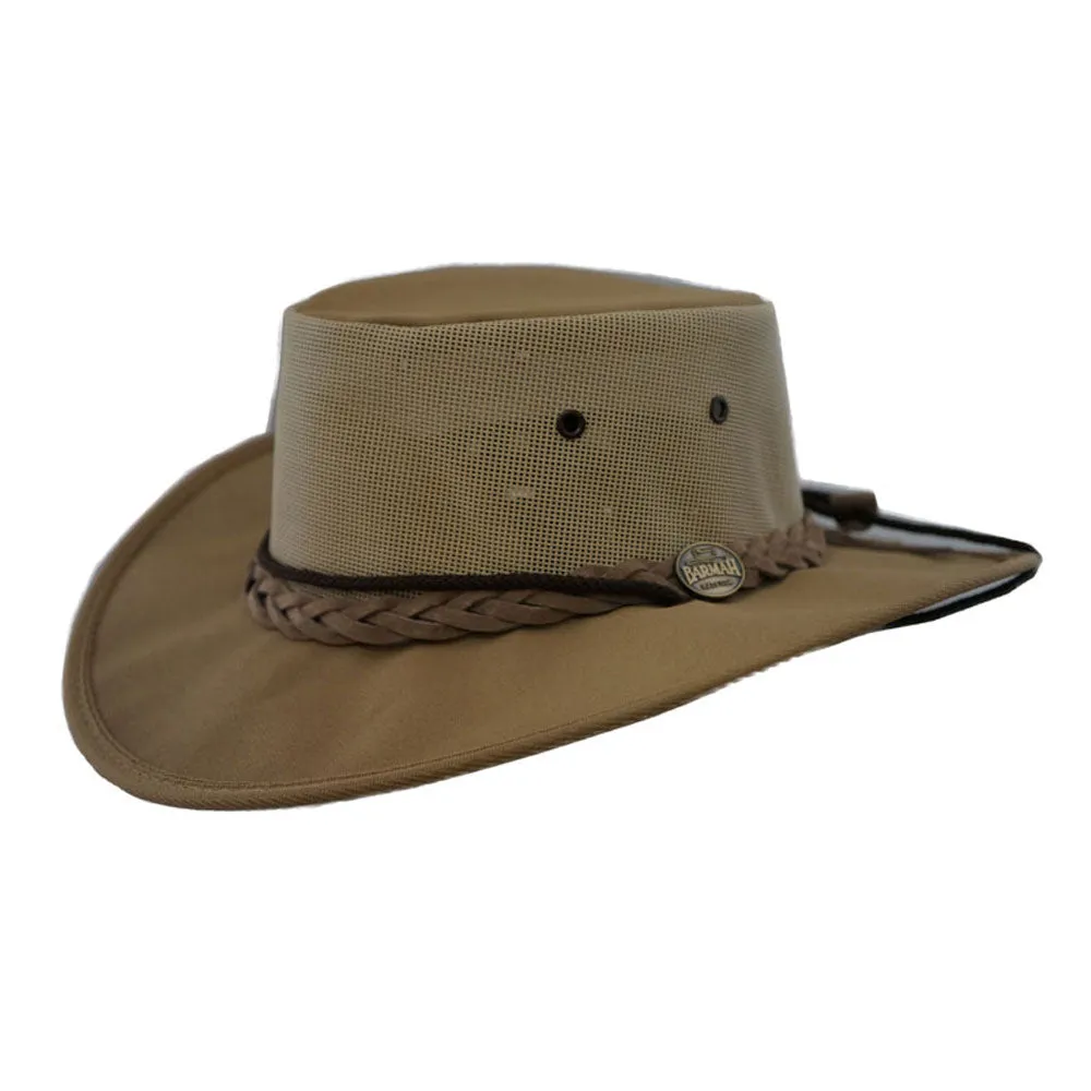 Barmah 1057 Canvas Drover Hat