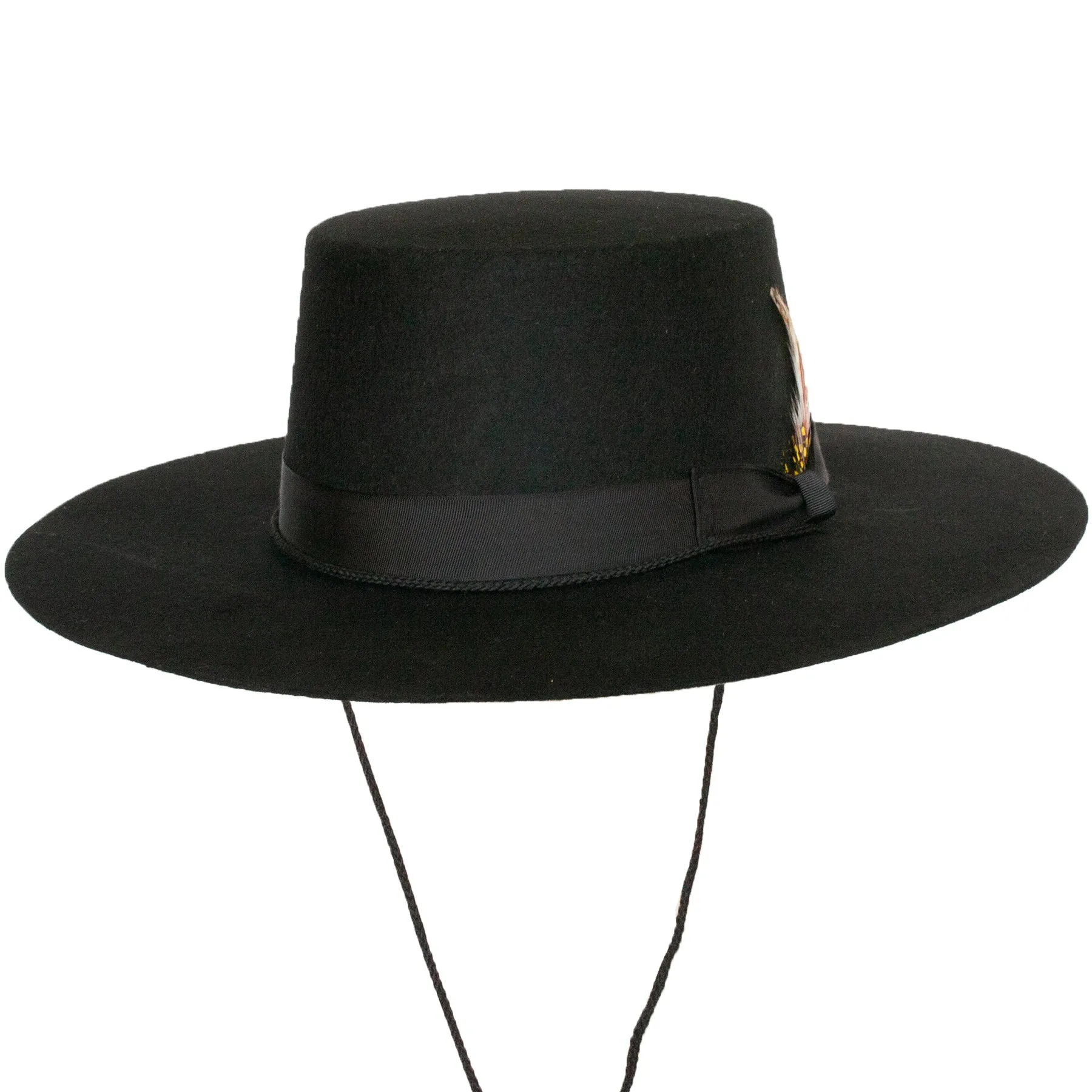 Bolero Wide Brim Flat Crown Hat by Levine Hats