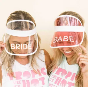 Bride's Babes Retro Sun Visors