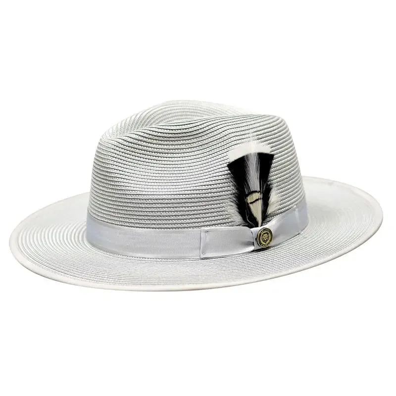 Bruno Capelo Michaelangelo Wide Brim Straw Fedora