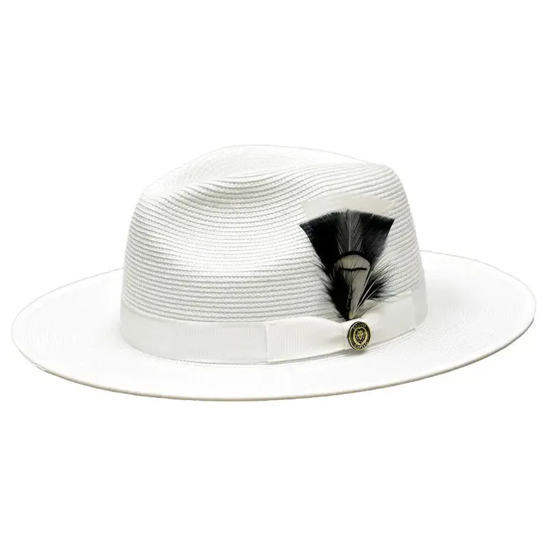 Bruno Capelo Michaelangelo Wide Brim Straw Fedora