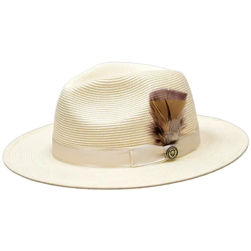 Bruno Capelo Michaelangelo Wide Brim Straw Fedora