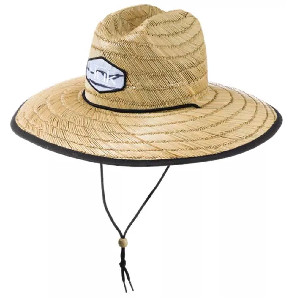 Camo Patch Straw Hat