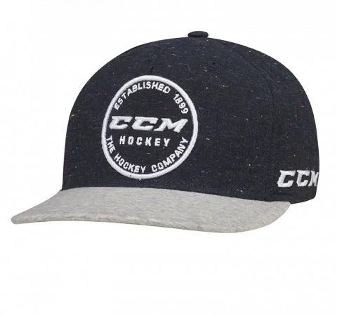 CCM Academy Flat Visor Snapback Cap