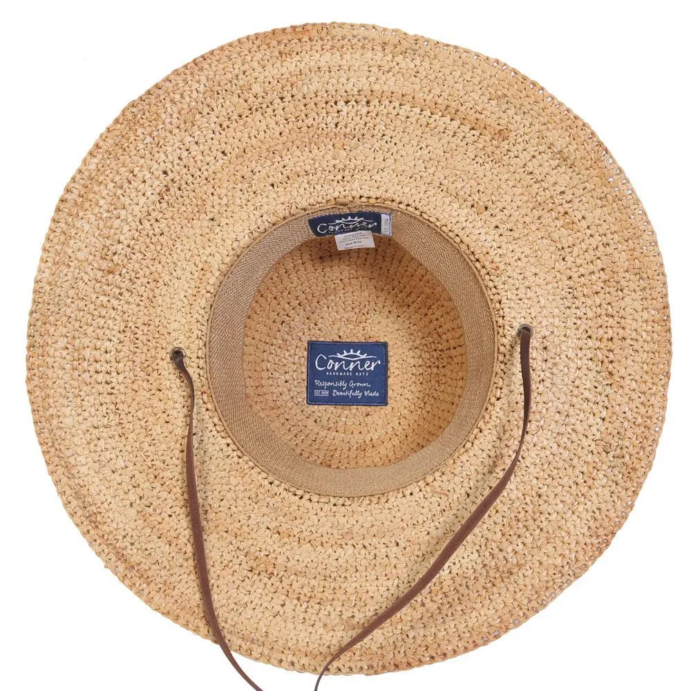 Chic Tuscany Wide Brim Straw Hat