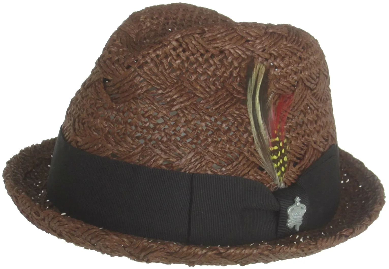 Christys Crown "Milo" Toyo Straw Fedora Vented Stingy Brim