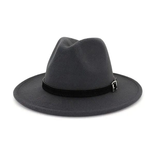 Classy Men Classic Dark Grey Fedora