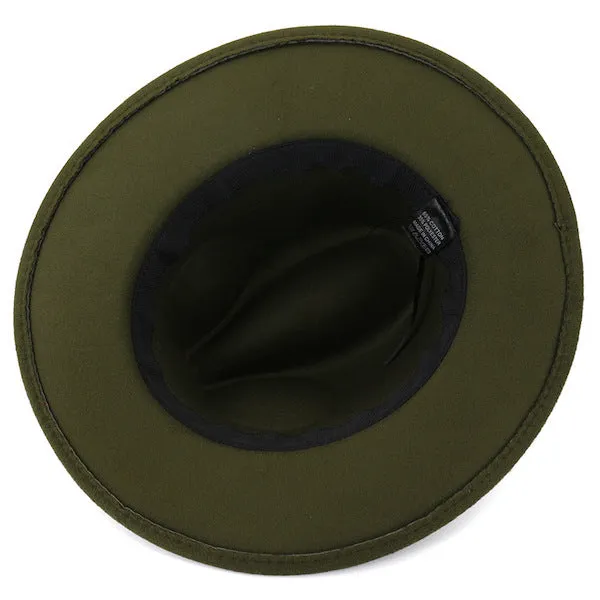 Classy Men Classic Olive Green Fedora