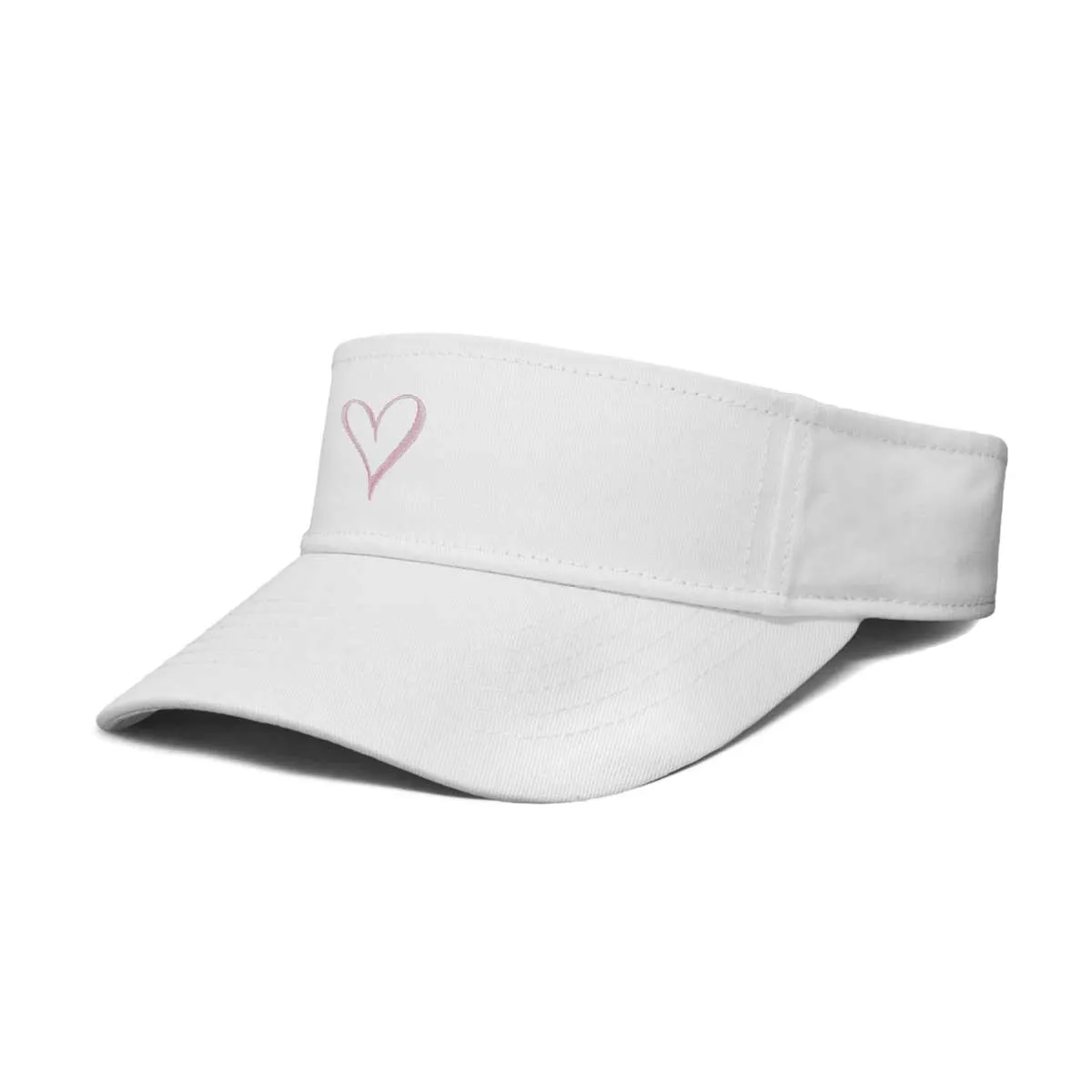 Dalix HandDrawn Heart Visor