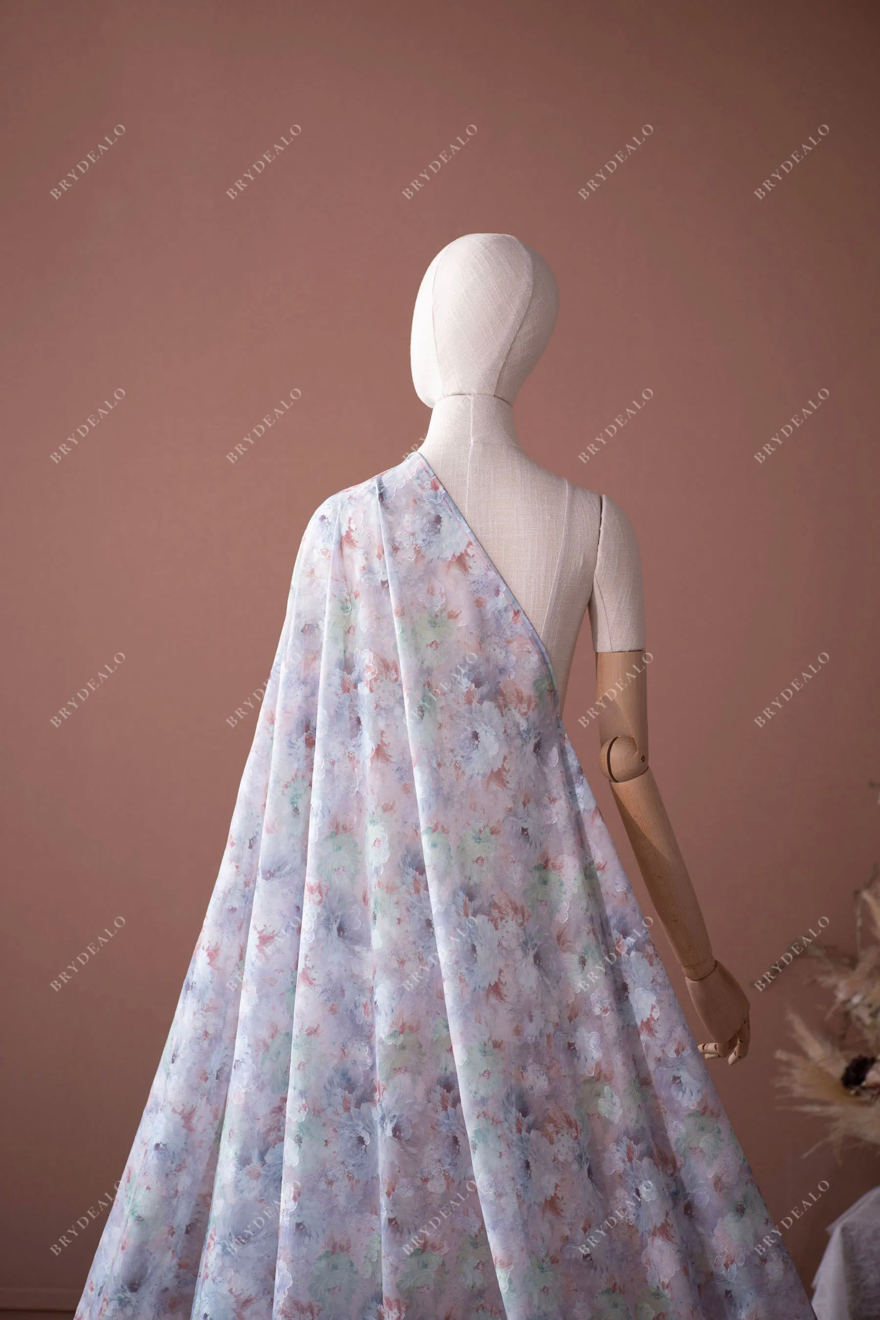 Designer Floral Chiffon Fabric for Wholesale