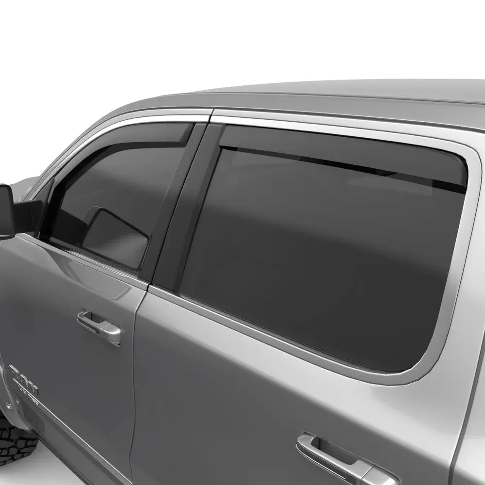 EGR In-Channel Window Visors For RAM 1500 Crew Cab 19-23