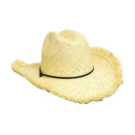 Frayed Edge Straw Cowboy Hat