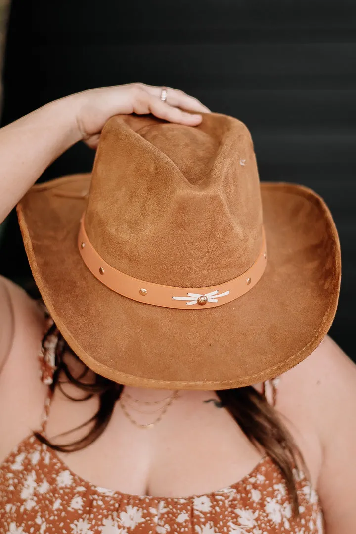 Like A Tumbleweed Suede Hat | Tan