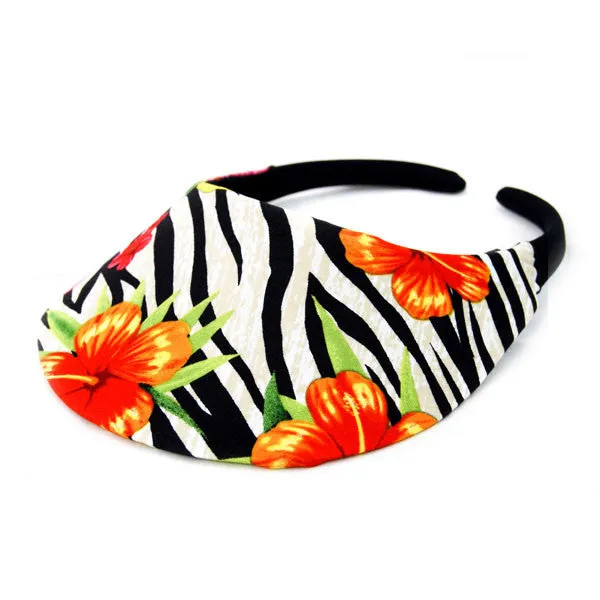 No Headache - Midsize Floral Visor Hat