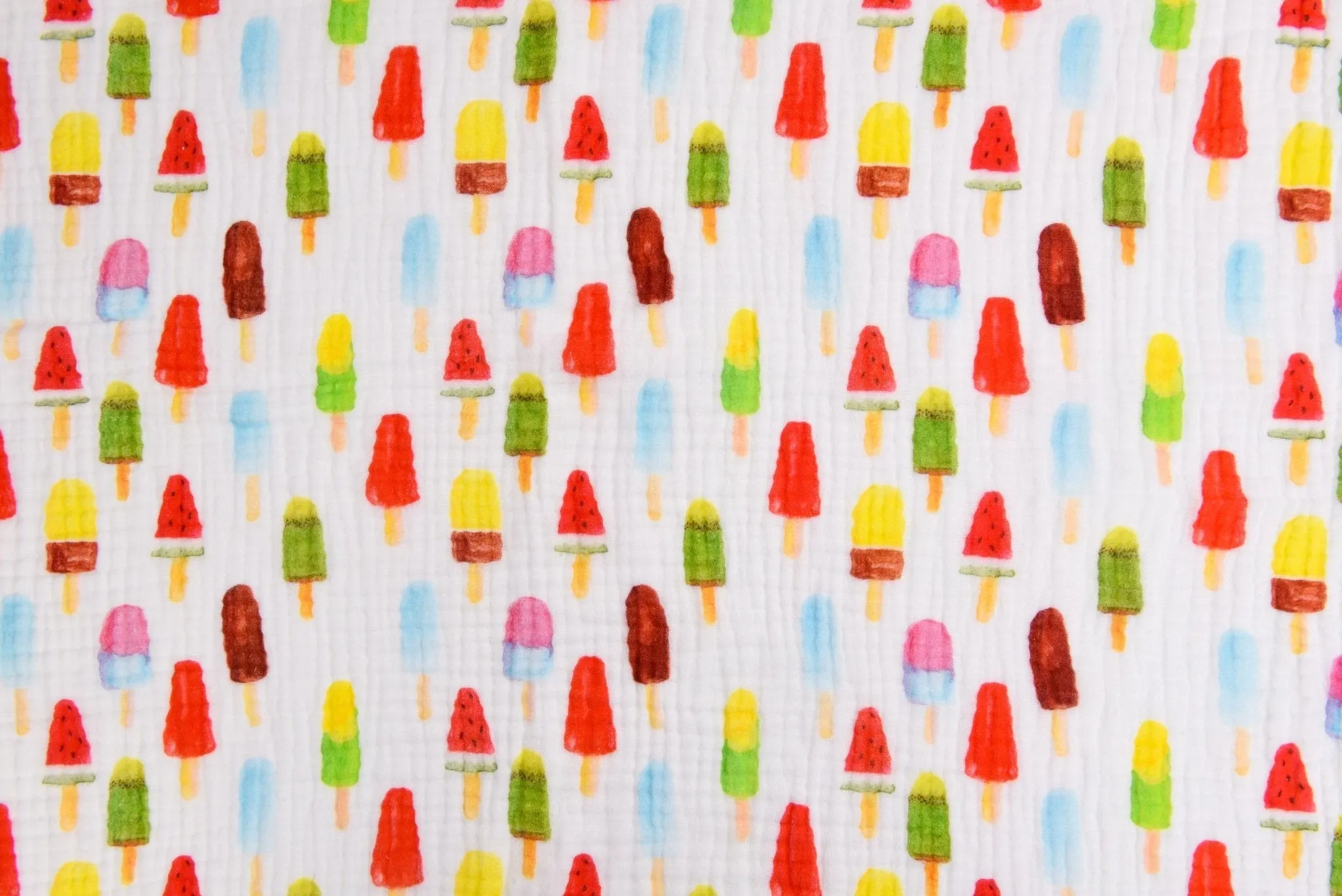 Organic Four Layered  Print Gauze Fabric- 6405-21