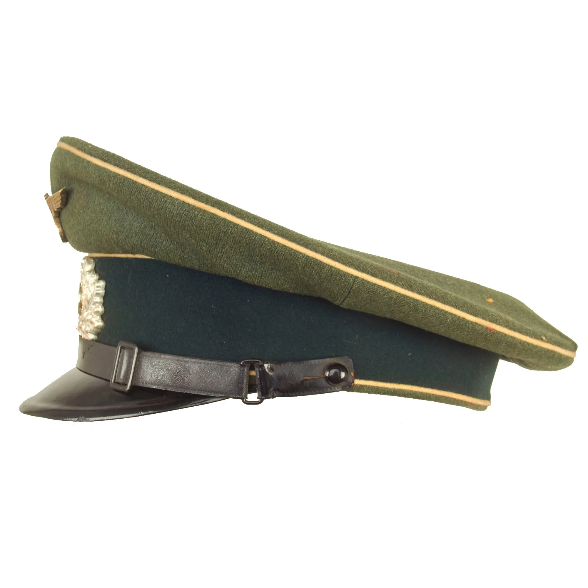 Original German WWII 1936 Dated Regt. Marked Army Heer Infantry EM/NCO Schirmmütze Visor Cap by Karl Isken - Size 59 ½