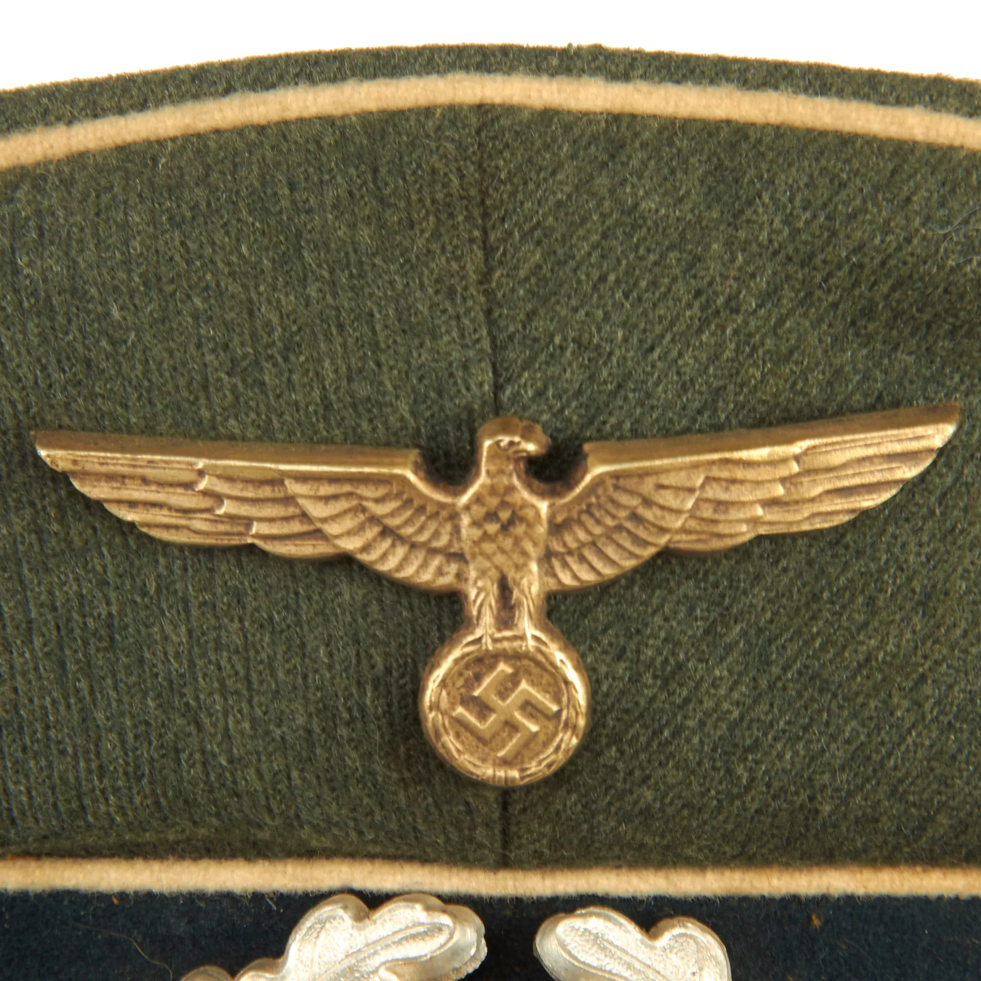 Original German WWII 1936 Dated Regt. Marked Army Heer Infantry EM/NCO Schirmmütze Visor Cap by Karl Isken - Size 59 ½