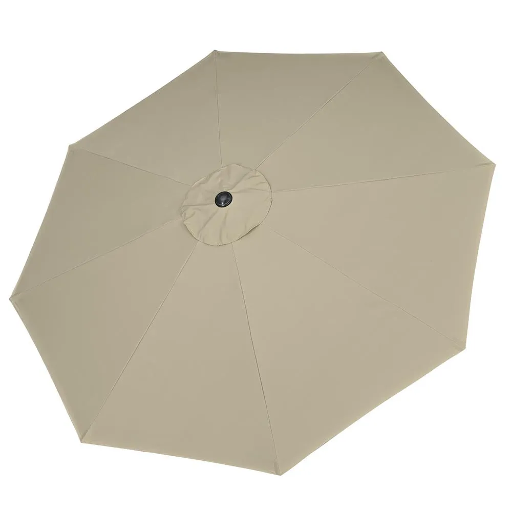 Patio Umbrella Tilt 9ft 8-Rib 220 gsm Canopy UV50 