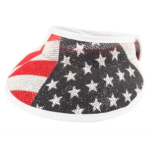 Peter Grimm - Emily American Flag Visor Hat