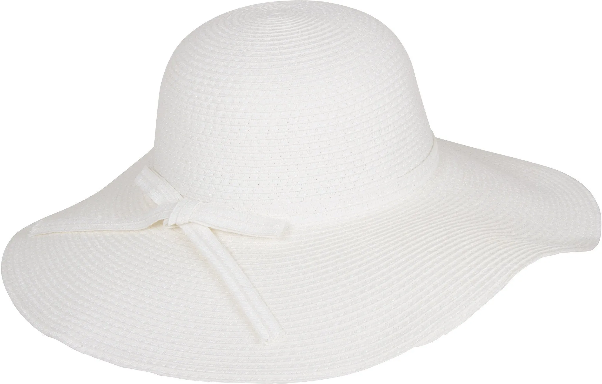 Sakkas Katy Wide Brimmed Straw Floppy Hat With Straw Bow