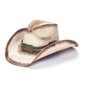 Stampede Hats - "Blaze" Tea Stained Cowboy Hat