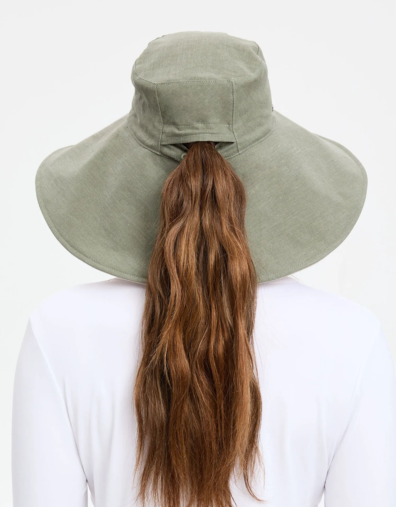 Ultra Wide Cotton Linen Hat UPF 50 