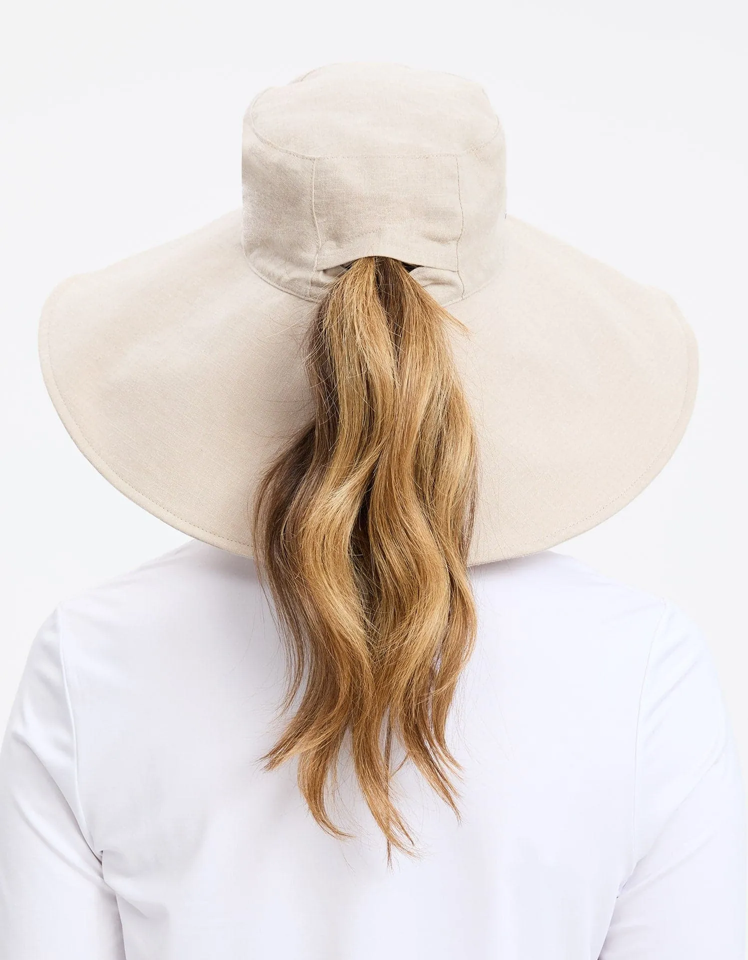 Ultra Wide Cotton Linen Hat UPF 50 