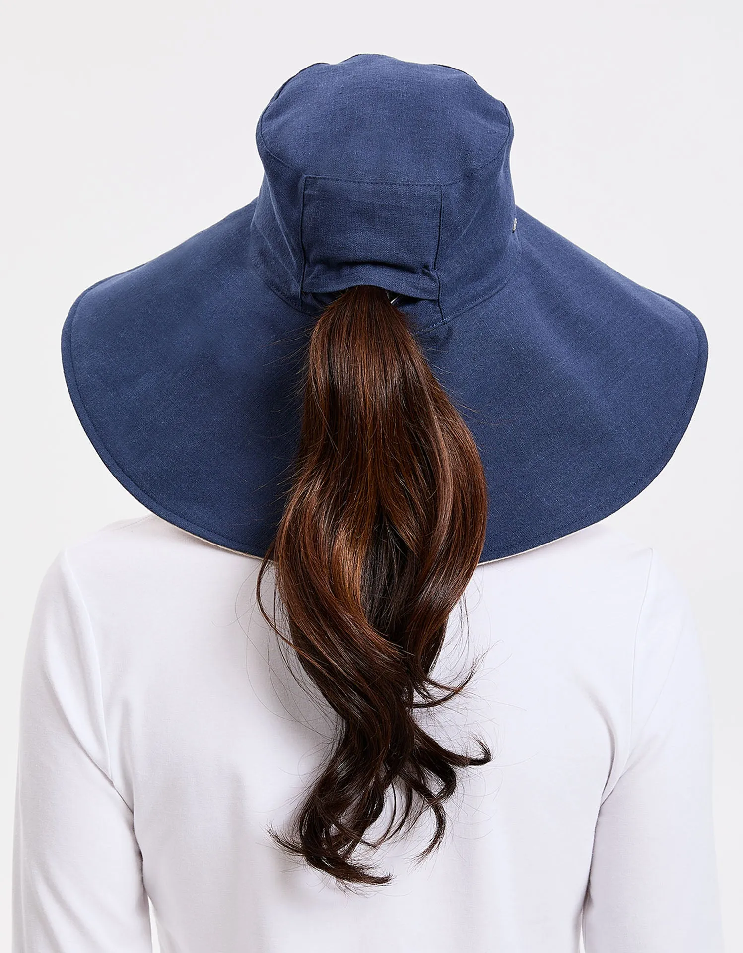 Ultra Wide Cotton Linen Hat UPF 50 