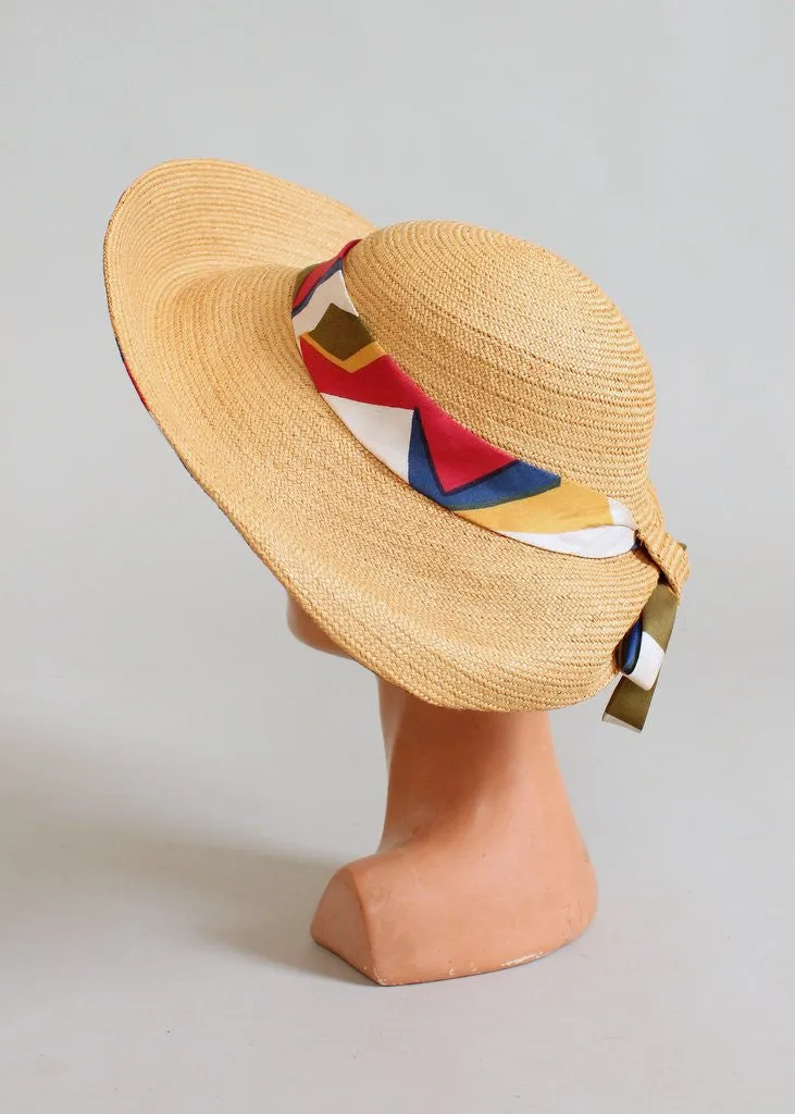 Vintage 1960s Jack McConnell MOD Beach Hat