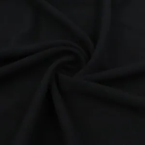 Viscose Linen Slub - Black - END OF BOLT 79cm