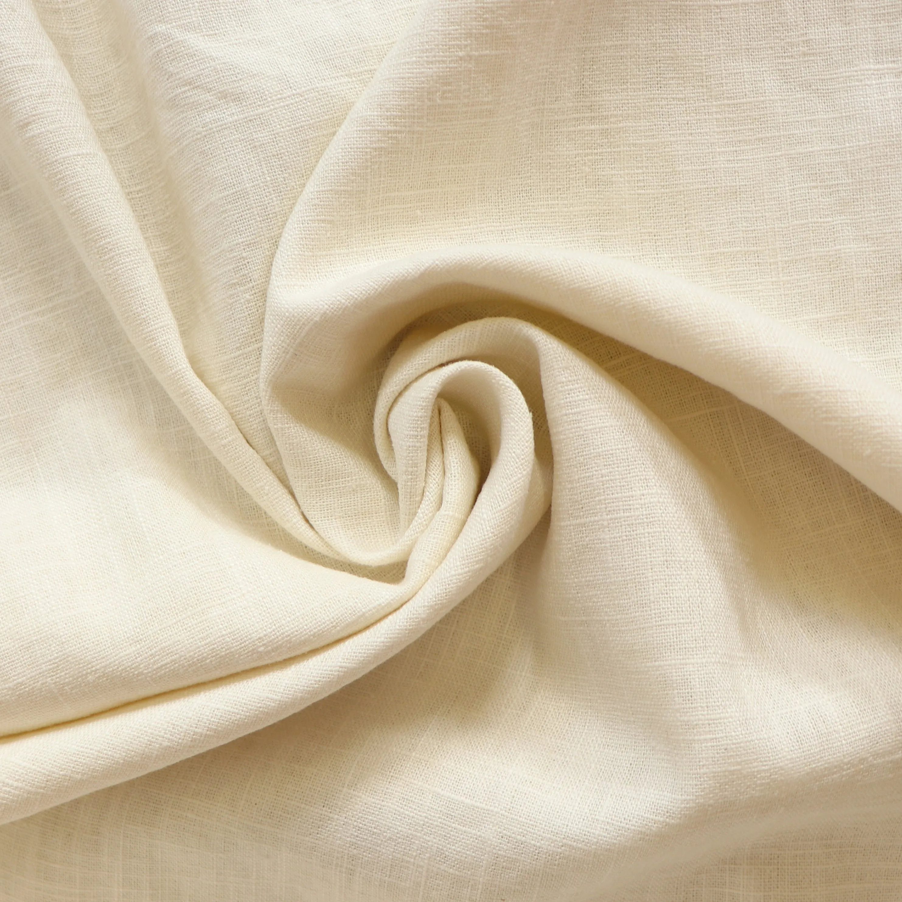 Washed Linen Cotton - Cream