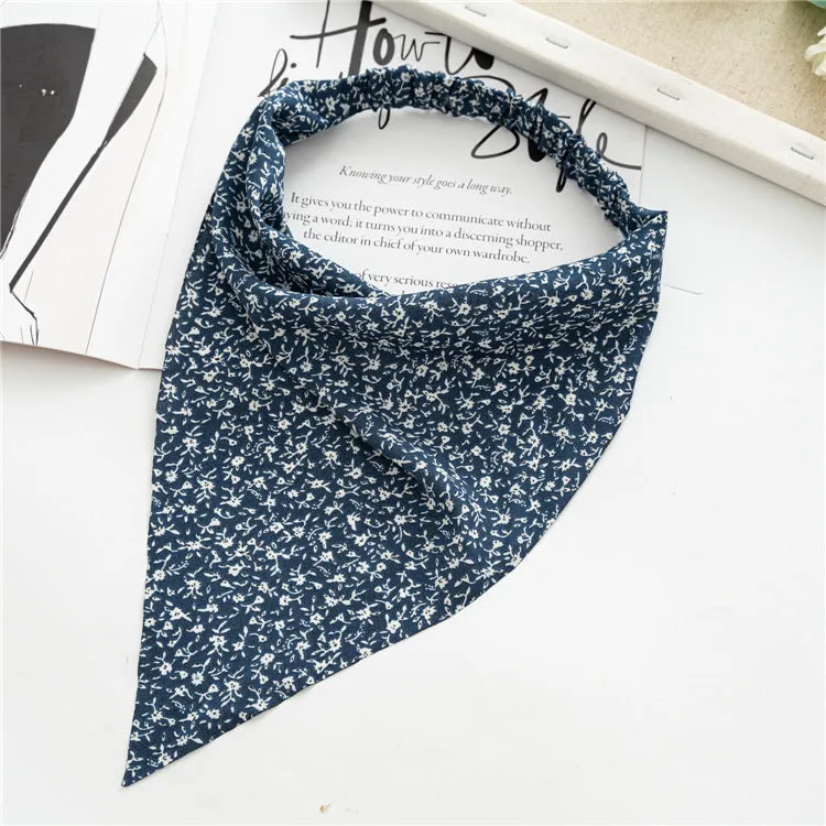 Women's Floral Scarf Chiffon Fabric