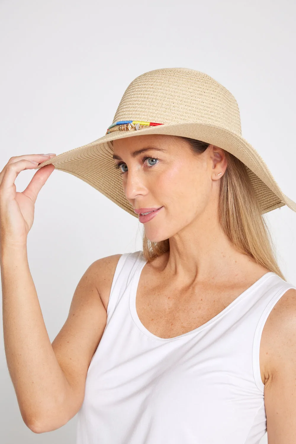 Woodford Wide Brim Hat - Natural