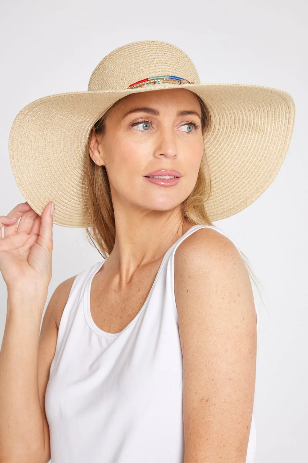 Woodford Wide Brim Hat - Natural