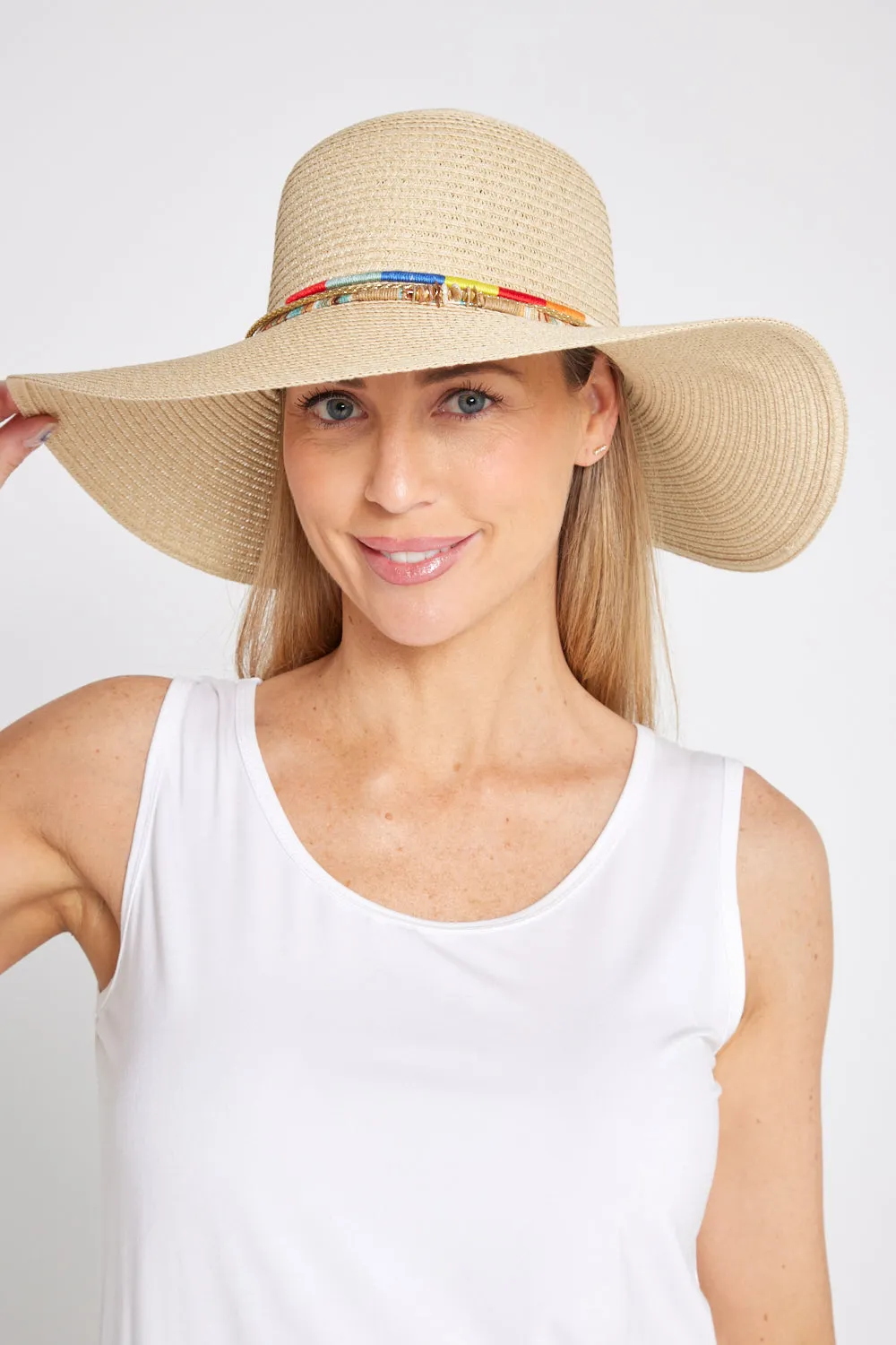 Woodford Wide Brim Hat - Natural